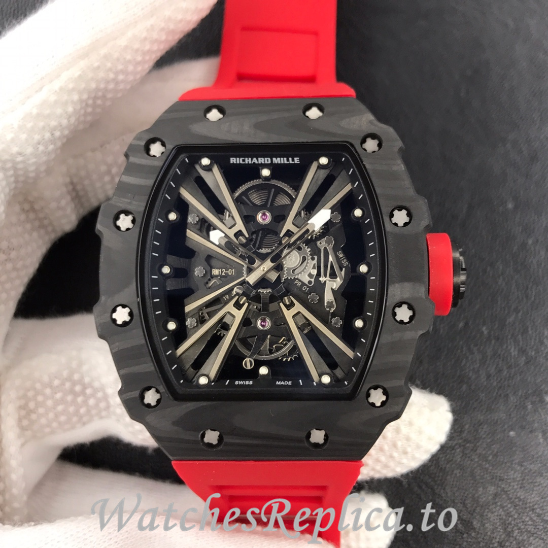 Richard Mille Replica RM12-01 Rubber strap 50MM - WatchesReplica.is