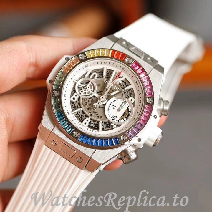 Hublot Replica 411.NM.1170.RX Rubber strap 45MM - WatchesReplica.is