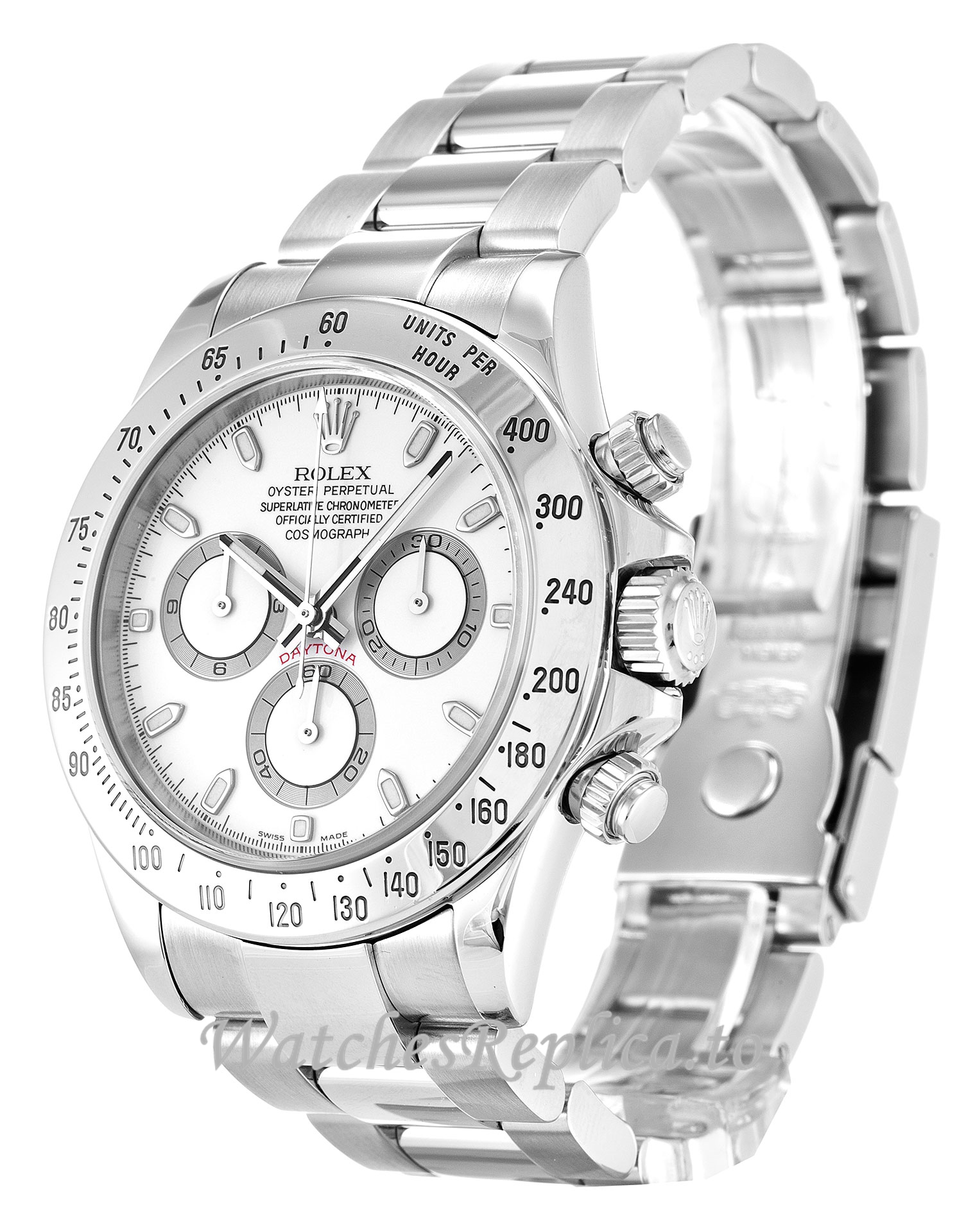 Rolex Daytona White Dial 116520 - WatchesReplica.is