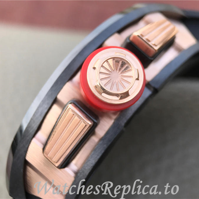 Richard Mille Replica RM011 Rubber strap 50MM - WatchesReplica.is