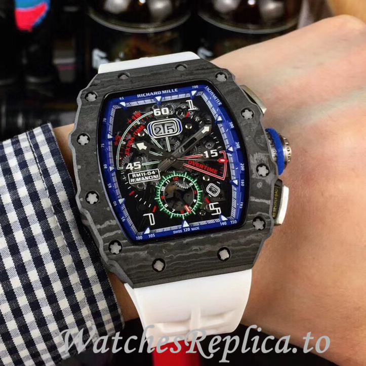 Richard Mille Replica RM11-04 Rubber strap 50MM - WatchesReplica.is