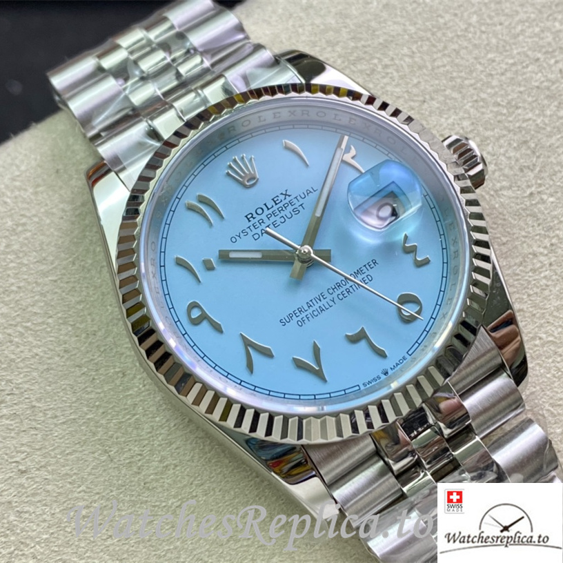 Swiss Rolex Datejust Replica Stainless steel strap 41MM - WatchesReplica.is