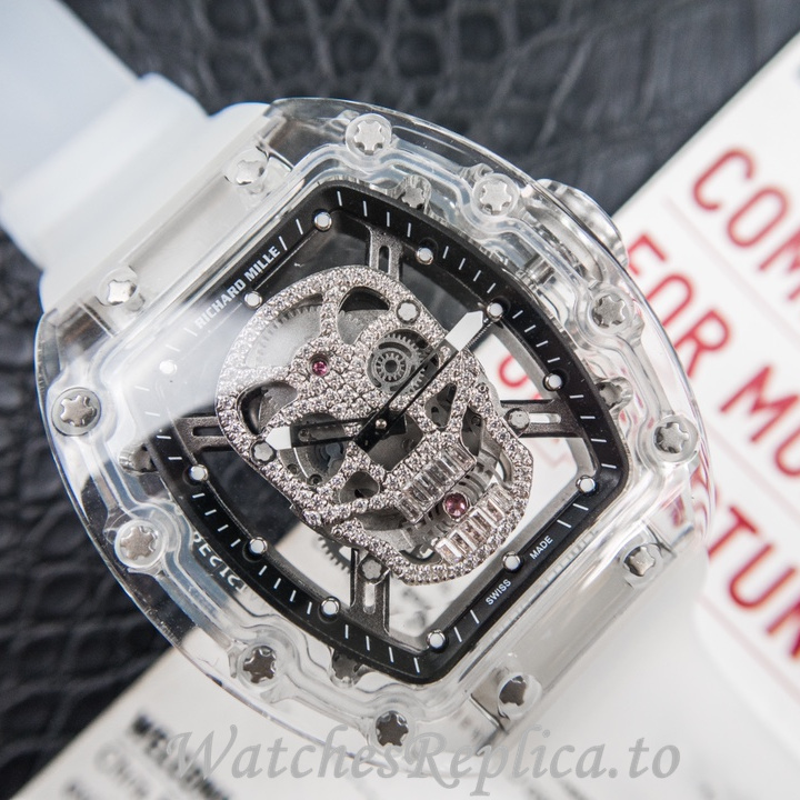 Richard Mille Replica RM052 Rubber strap 50MM - WatchesReplica.is