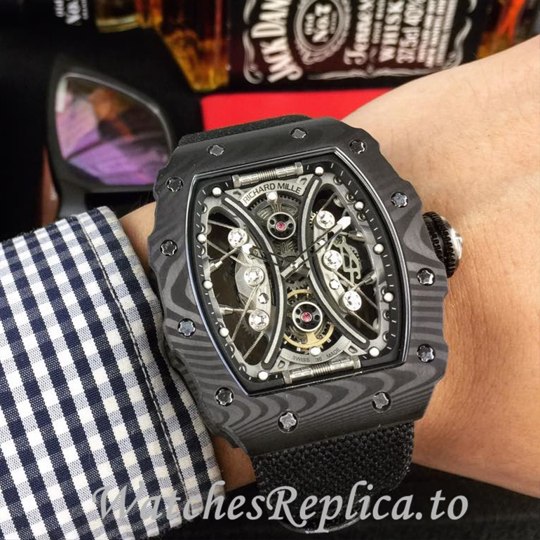 Richard Mille Replica RM53-01 Canvas strap 50MM - WatchesReplica.is