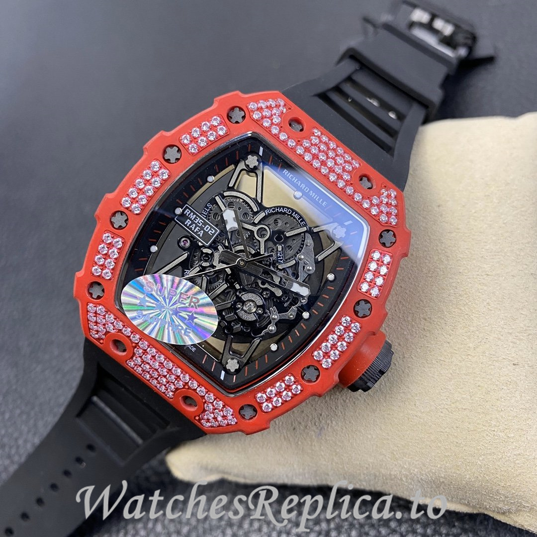 Richard Mille Replica RM035-02 Rubber strap 50MM - WatchesReplica.is