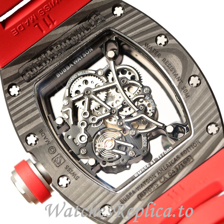 Richard Mille Replica RM055 Rubber strap 50MM - WatchesReplica.is
