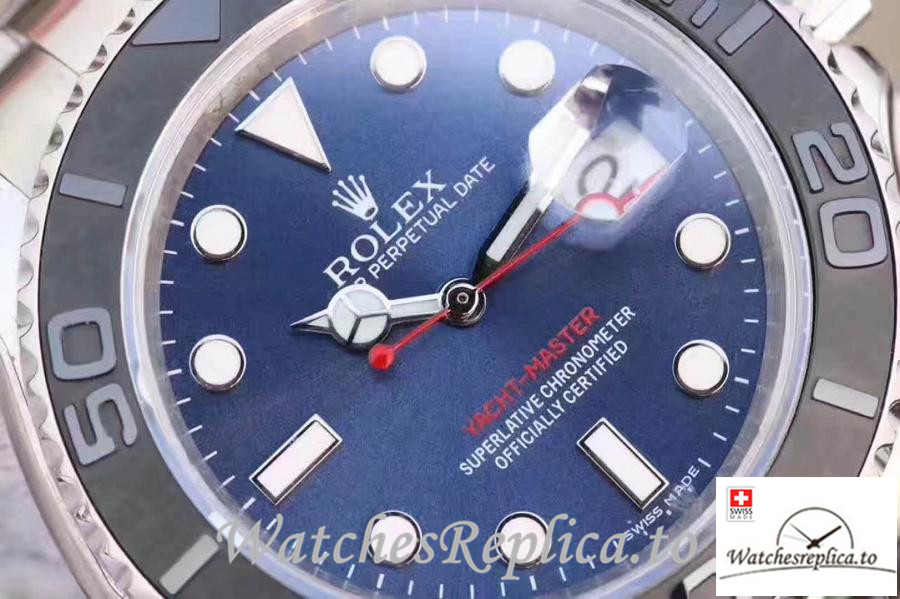 Swiss Rolex Yacht Master Replica 116622 004 Black Bezel 40MM - WatchesReplica.is