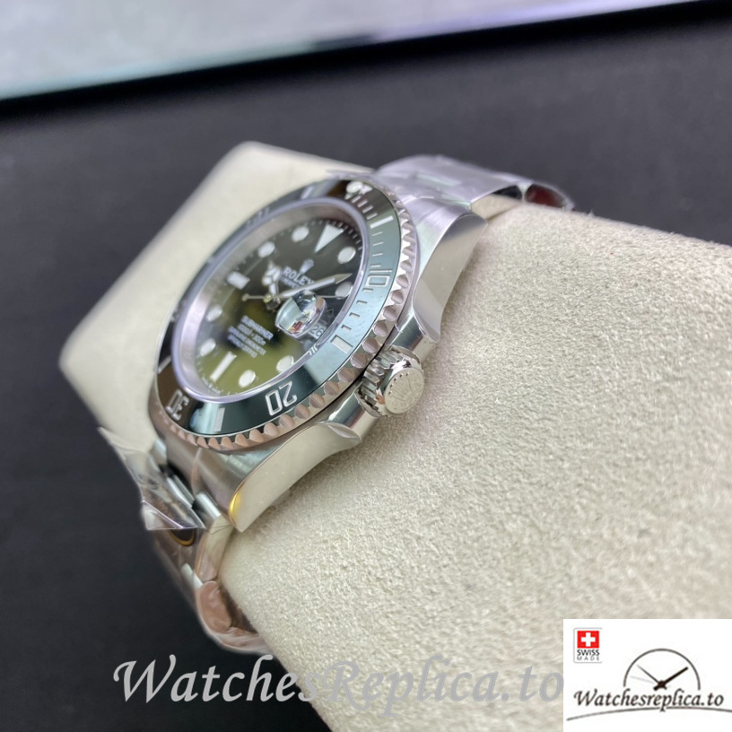 Swiss Rolex Submariner Replica 126610 Stainless steel strap 41MM Black Dial - WatchesReplica.is