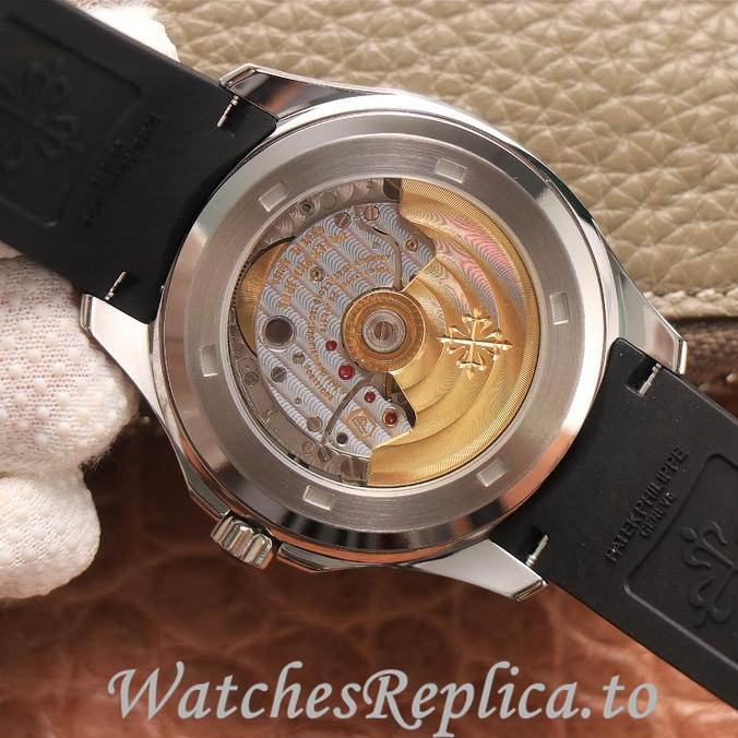 Patek Philippe Replica Aquanaut 5165 Rubber strap 40MM - WatchesReplica.is