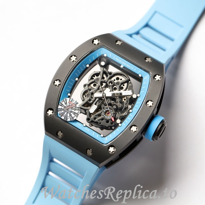 Richard Mille Replica RM055 Rubber strap 50MM - WatchesReplica.is