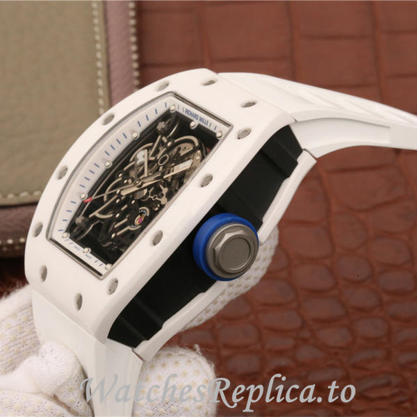Richard Mille Replica RM055 Rubber strap 50MM - WatchesReplica.is
