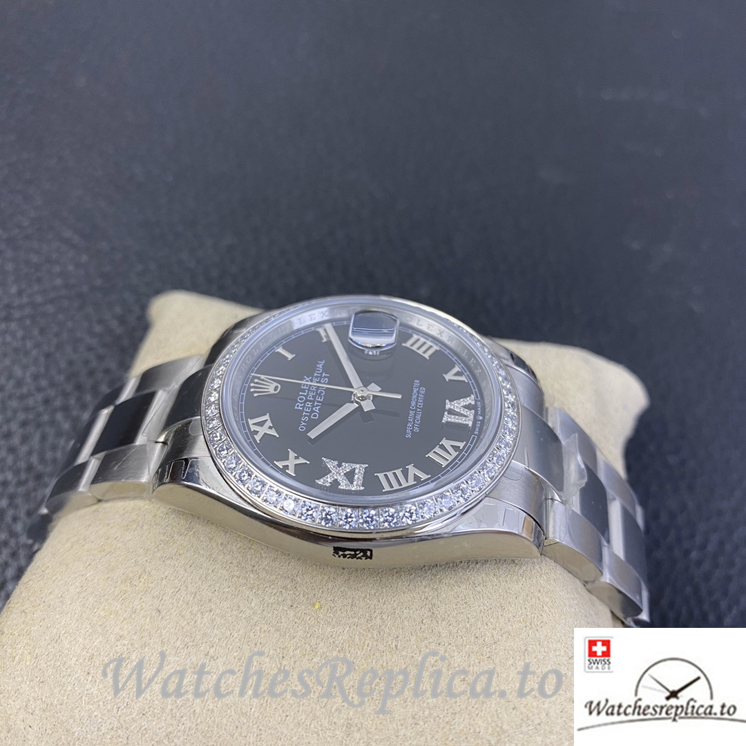 Swiss Rolex Datejust Replica 126233 Stainless steel strap 36MM - WatchesReplica.is