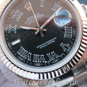 Swiss Rolex Datejust Replica 116334 Stainless steel strap 41MM - WatchesReplica.is