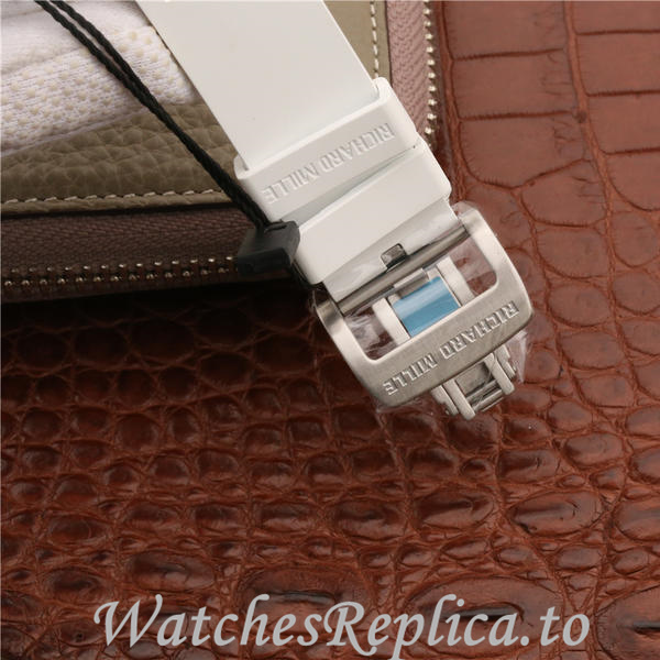 Richard Mille Replica RM011 Rubber strap 50MM - WatchesReplica.is
