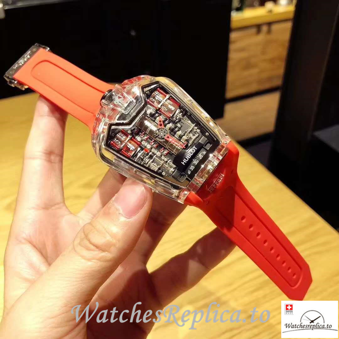 Swiss Hublot LaFerrari Replica MP-05 Red Strap 50MM X 45MM X 30MM - WatchesReplica.is