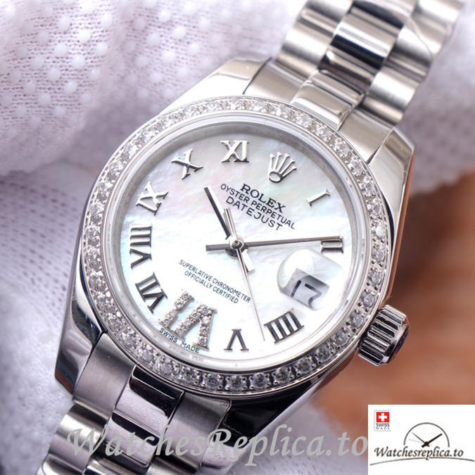 Swiss Rolex Datejust Replica 279174-0009 Stainless steel strap 28MM - WatchesReplica.is
