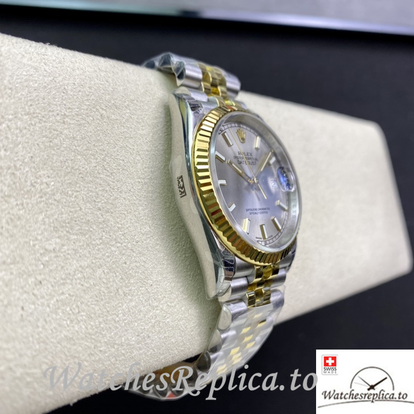 Swiss Rolex Datejust Replica 126233 Stainless steel strap 36MM - WatchesReplica.is