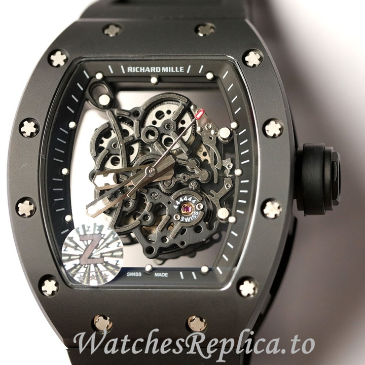 Richard Mille Replica RM055 Rubber strap 50MM - WatchesReplica.is