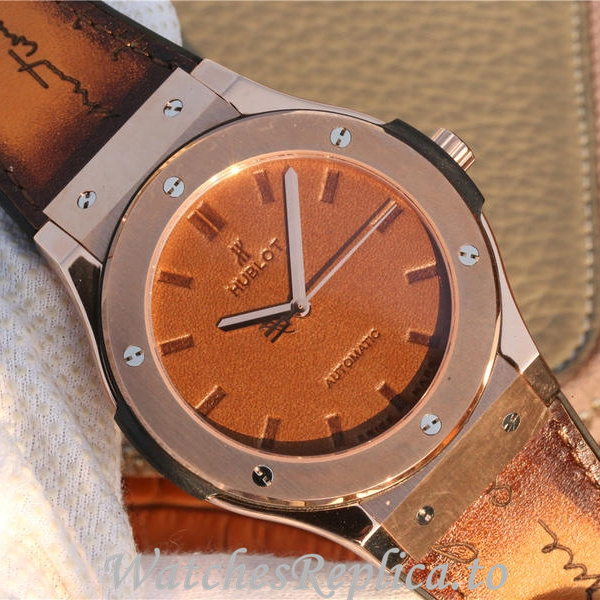 Hublot Replica 511.OX Leather strap 45MM - WatchesReplica.is