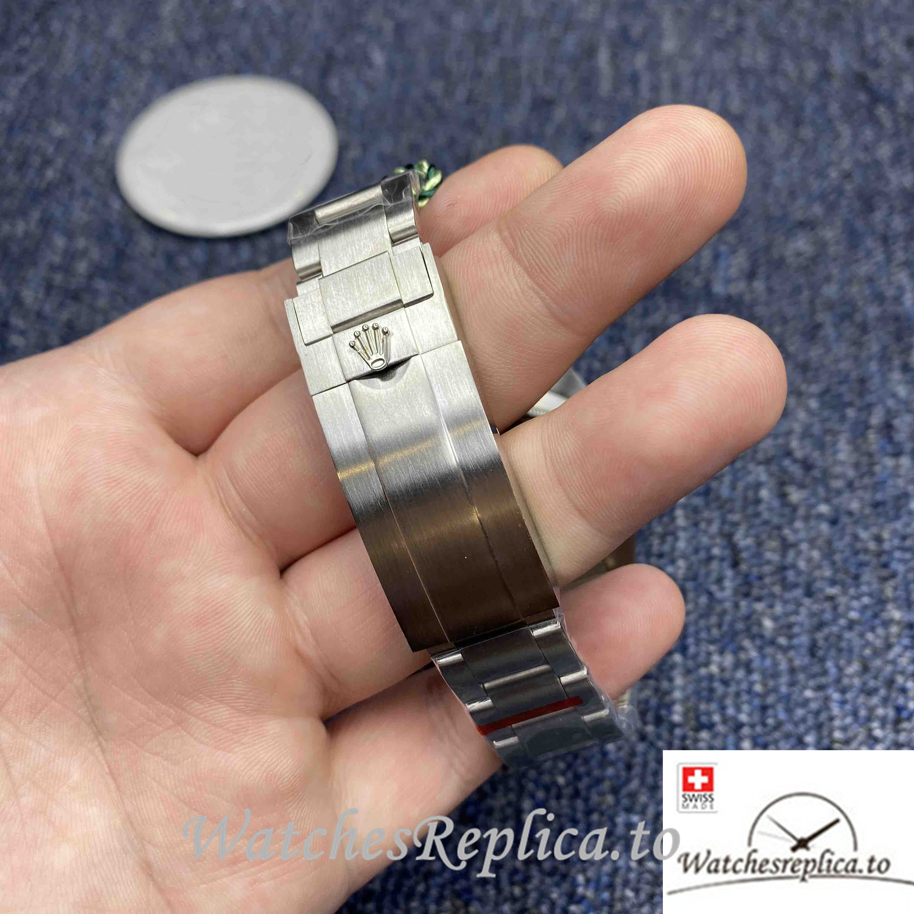 Swiss Rolex Submariner Replica 116659 SABR White Gold strap 40MM - WatchesReplica.is