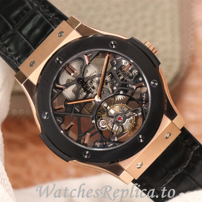 Hublot Replica Classic Fusion Series Leather strap 45MM - WatchesReplica.is