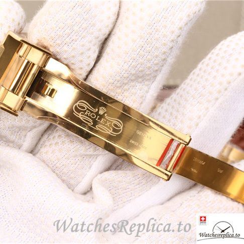 Swiss Rolex Daytona 116508 Yellow Gold strap 40MM - WatchesReplica.is
