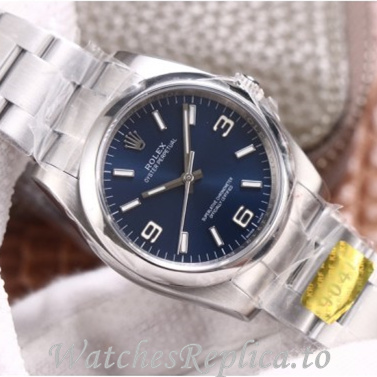 Swiss Rolex Oyster Perpetual Replica 116000 Stainless steel strap 36MM - WatchesReplica.is