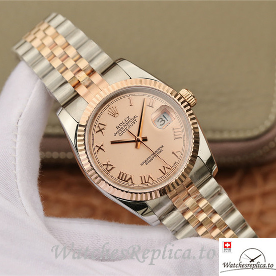 Swiss Rolex Datejust Replica 116231 Stainless steel strap 36MM - WatchesReplica.is