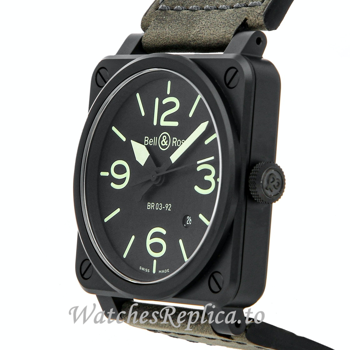 Replica Bell Ross BR 03 BR0392 BL3 CE SCA 42MM Mens Watch - WatchesReplica.is