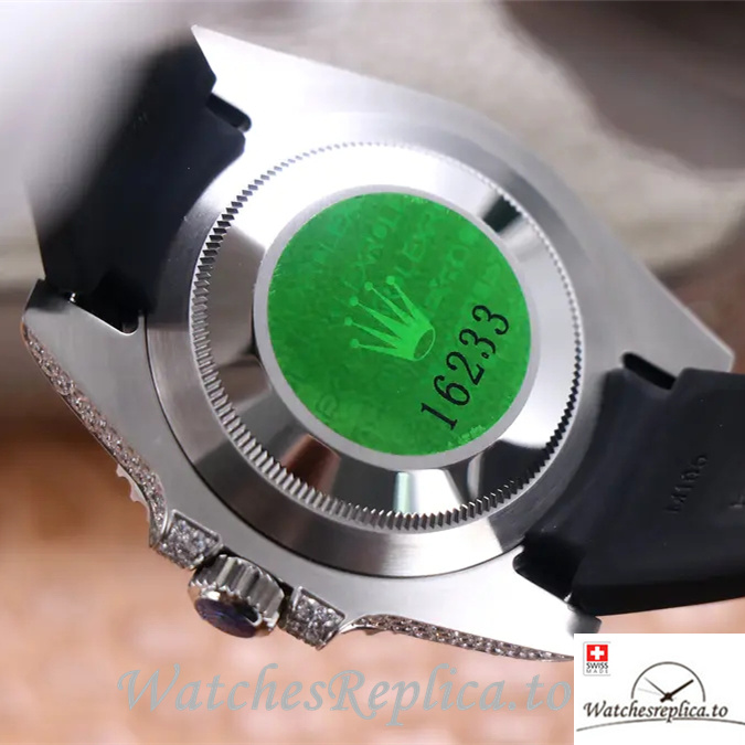 Swiss Rolex Submariner Replica 116610LV Rubber strap 40MM - WatchesReplica.is