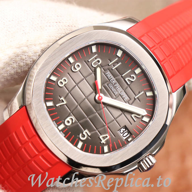 Patek Philippe Replica Aquanaut Rubber strap 42MM - WatchesReplica.is