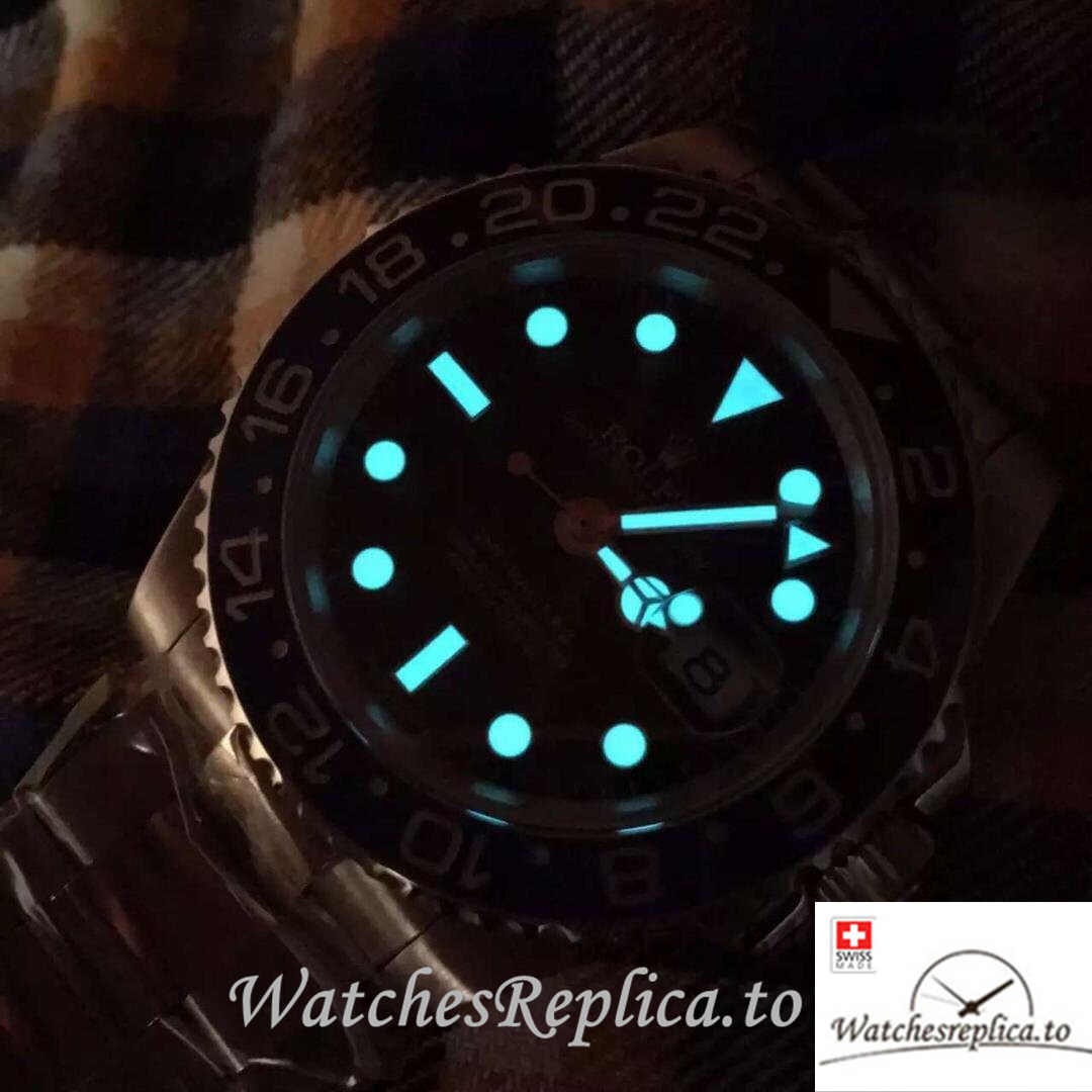 Swiss Rolex GMT-Master Replica 126710BLNR-0003 Stainless steel strap 40MM - WatchesReplica.is