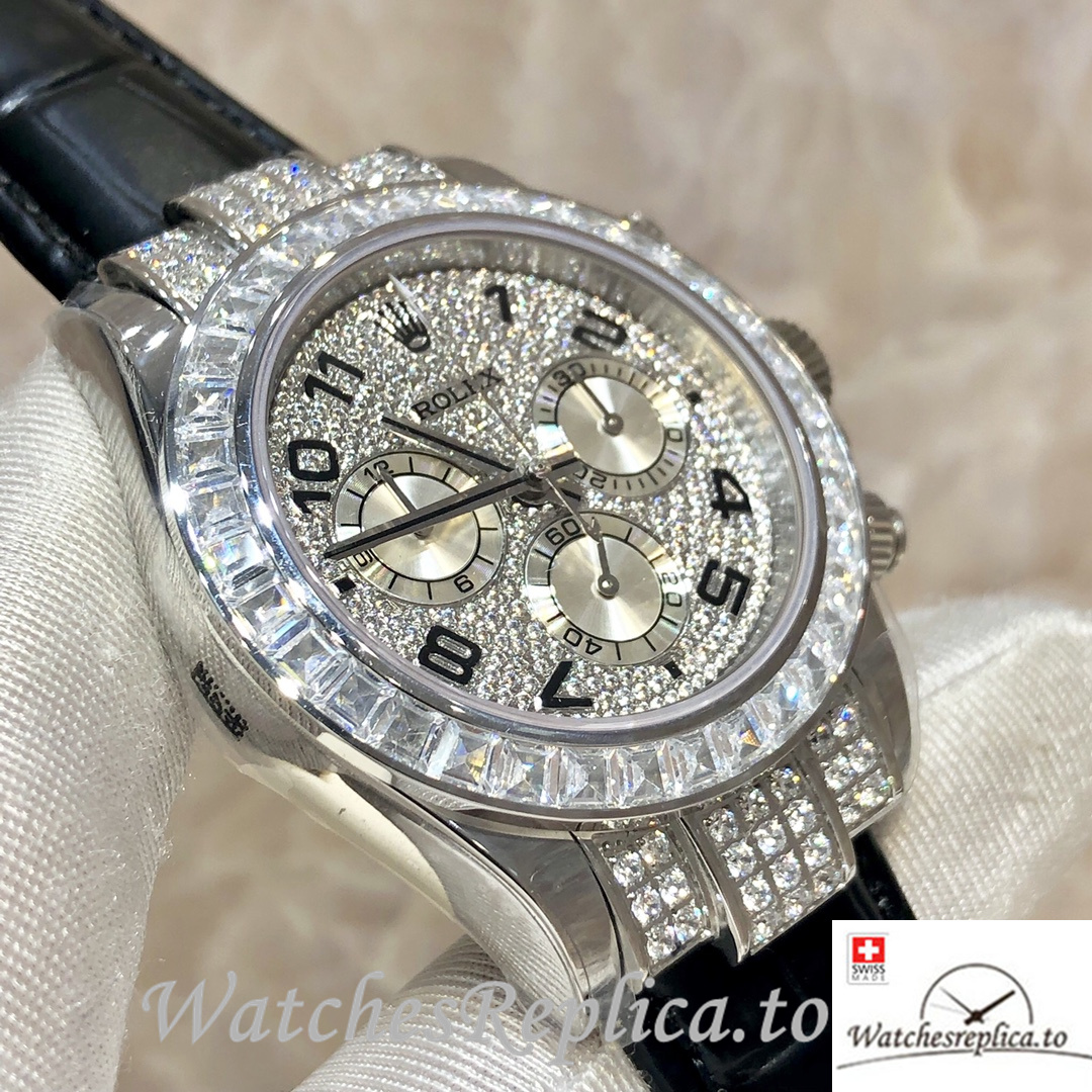 Swiss Rolex Daytona 116599 Replica Leather strap 40MM - WatchesReplica.is