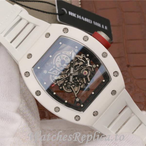 Richard Mille Replica RM055 Rubber strap 50MM - WatchesReplica.is