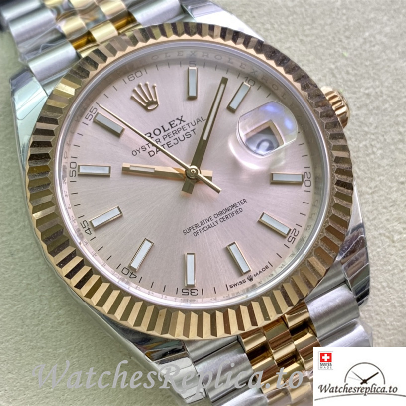 Swiss Rolex Datejust Replica 126333 Stainless steel strap 41MM - WatchesReplica.is