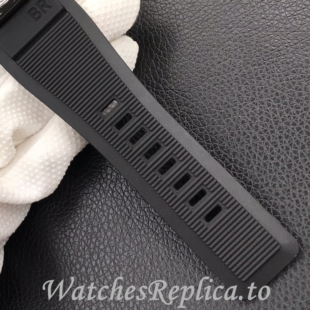 Bell Ross Replica BR 03 BR0392-D-G-BR/SCA Rubber strap 42MM - WatchesReplica.is