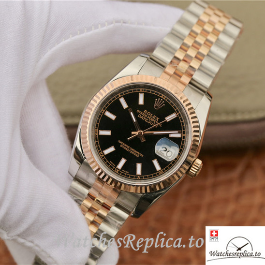 Swiss Rolex Datejust Replica 116231-0083 Stainless steel strap 36MM - WatchesReplica.is