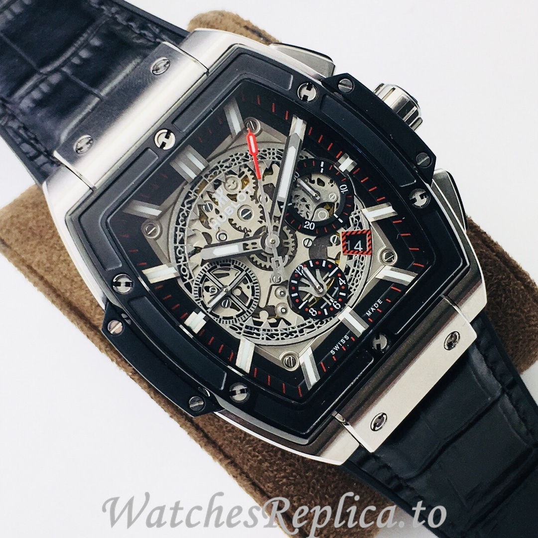 Hublot Replica SPIRIT OF BIG BANG Leather strap 42MM - WatchesReplica.is