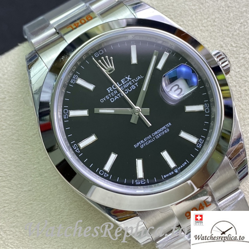 Swiss Rolex Datejust Replica 126331 Stainless steel strap 41MM - WatchesReplica.is