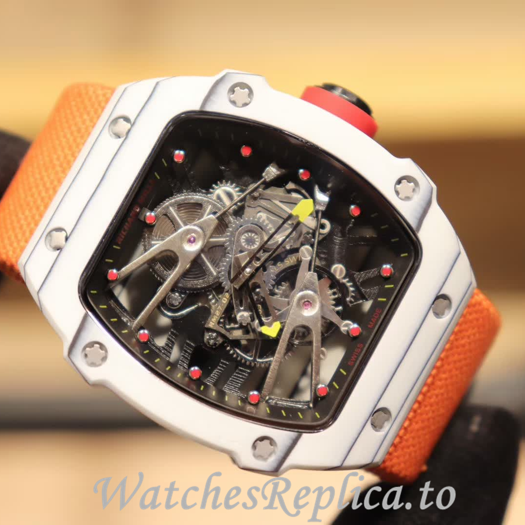 Richard Mille Replica RM27-02 Canvas strap 49MM - WatchesReplica.is