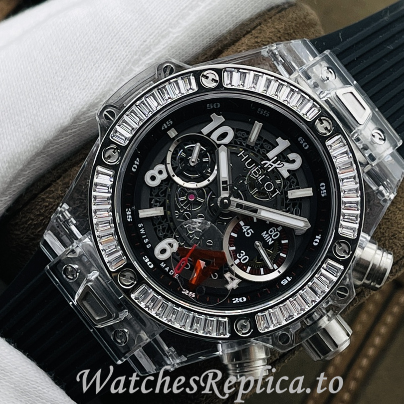 Hublot Replica 411.JX.4802.RT Rubber strap 45MM - WatchesReplica.is