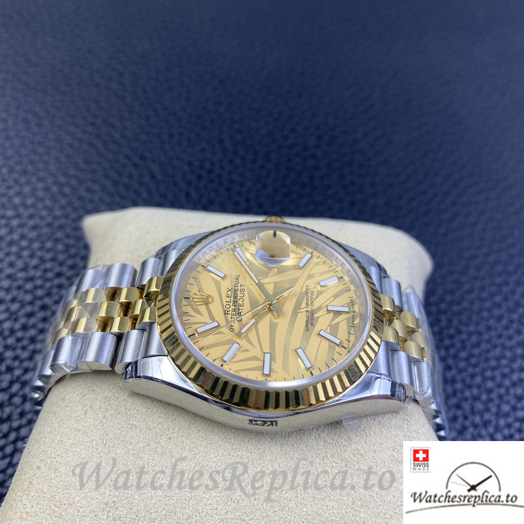 Swiss Rolex Datejust Replica 126233 Stainless steel strap 36MM - WatchesReplica.is