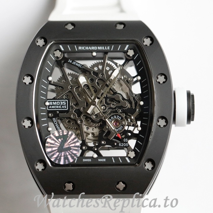Richard Mille Replica RM035-AMERICA5 Rubber strap 50MM - WatchesReplica.is