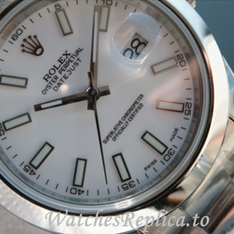 Swiss Rolex Datejust Replica 126333 Stainless steel strap 41MM - WatchesReplica.is