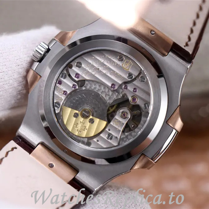 Patek Philippe Replica Nautilus 5712 Leather strap 40MM - WatchesReplica.is