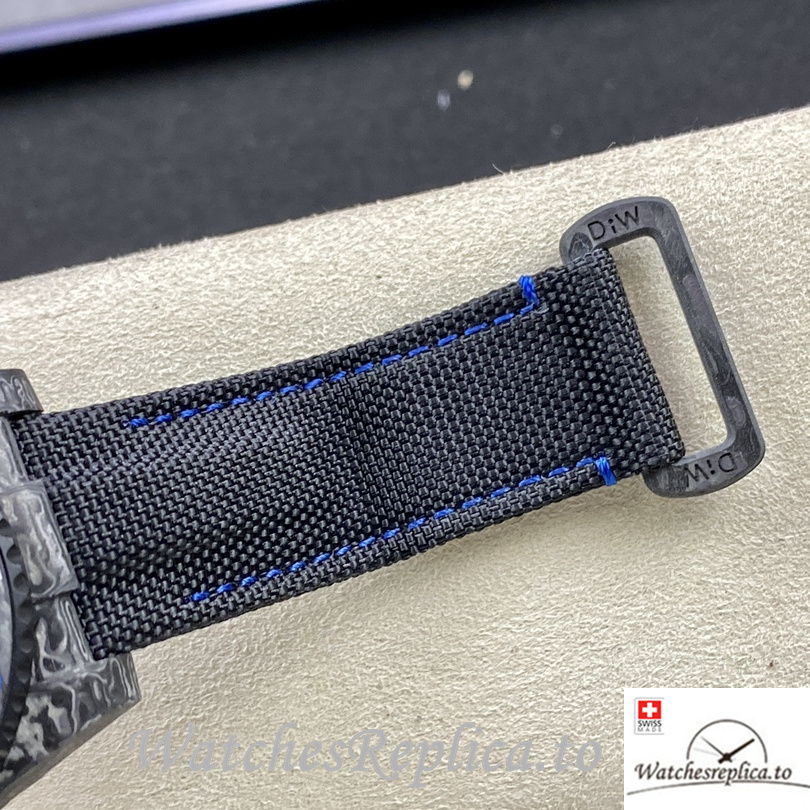 Swiss Rolex Sea Dweller Replica Canvas strap 40MM Blue - WatchesReplica.is