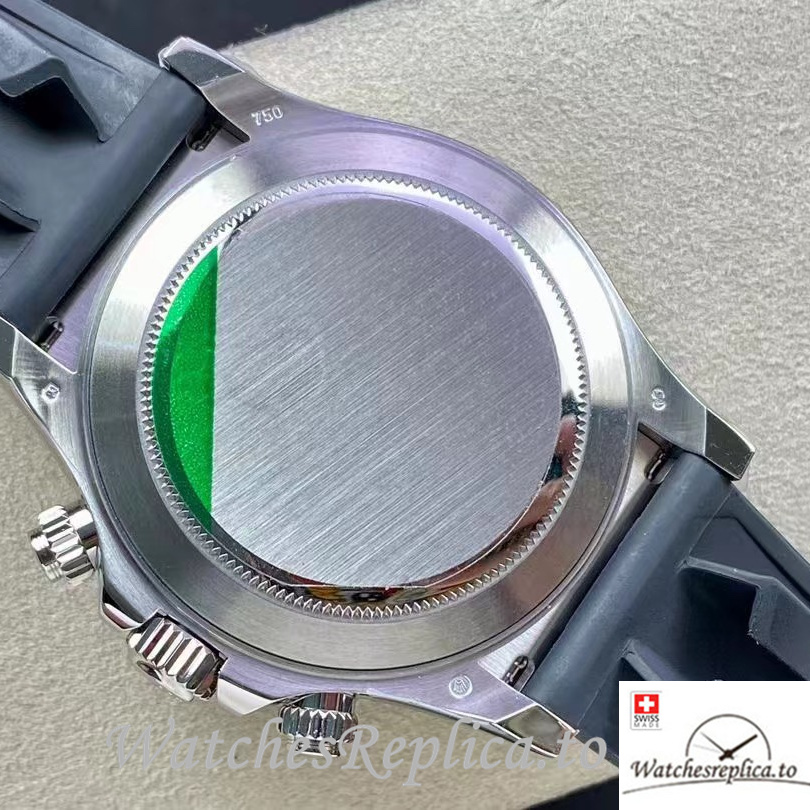 Swiss Rolex Daytona Replica 116519LN Rubber strap 40MM - WatchesReplica.is