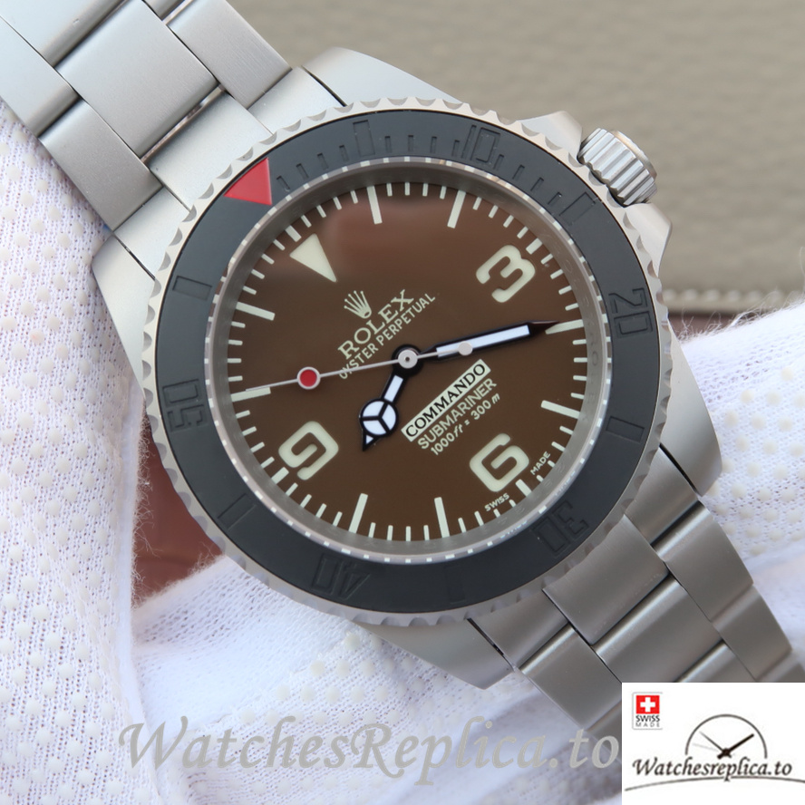 Swiss Rolex Submariner Replica Stainless steel strap 40MM - WatchesReplica.is