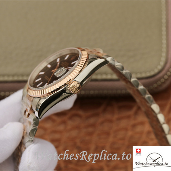 Swiss Rolex Datejust Replica 116231-0083 Stainless steel strap 36MM - WatchesReplica.is