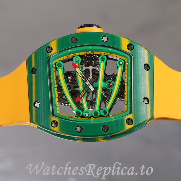 Richard Mille Replica RM59-01 Rubber strap 51MM - WatchesReplica.is